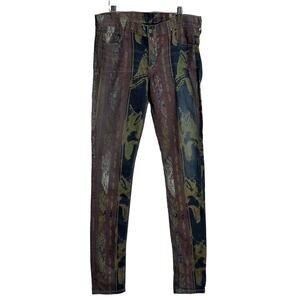 Citizens of Humanity Sz 30 Avedon Low Rise Skinny Jeans Camouflage Aztek‎ funky
